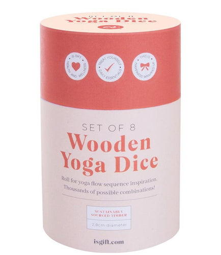 Wooden Yoga Dice