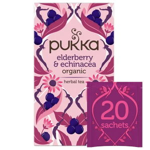 Pukka Elderberry & Echinacea 20 Tea Bags