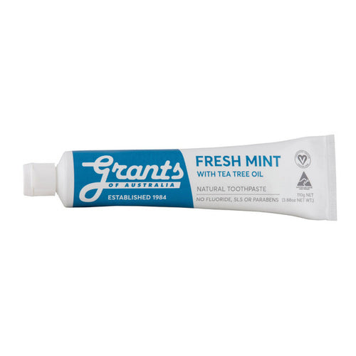 GRANTS Fresh Mint With Tea Tree Natural Toothpaste