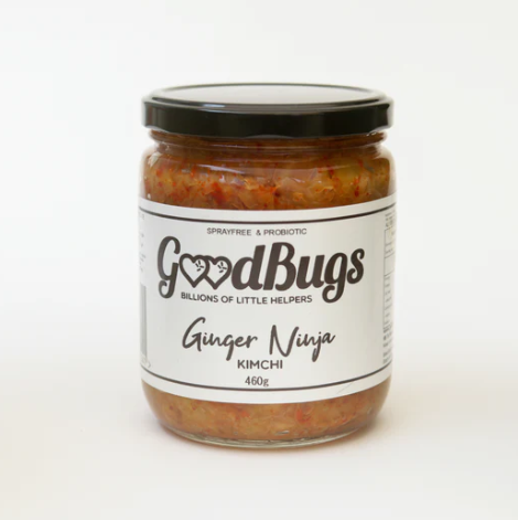 Good Bugs Kim Chi GINGER NINJA - Fermented Cabbage & Ginger with Chilli
