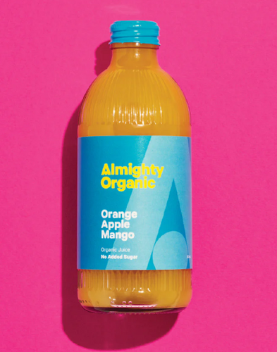 Almighty Organic Juices- Orange, Apple & Mango