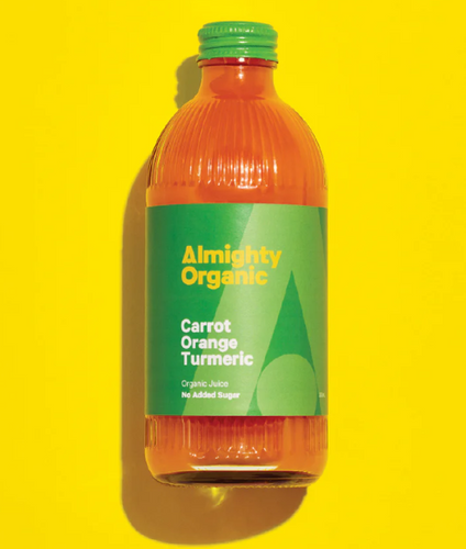 Almighty Organic Juices- Carrot, Orange & Turmeric