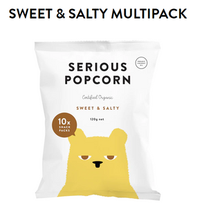 Serious popcorn- multipack sweet and salty