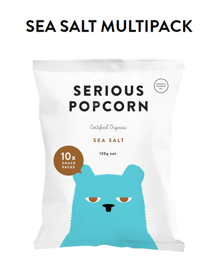 Serious Popcorn- SEA SALT MULTIPACK