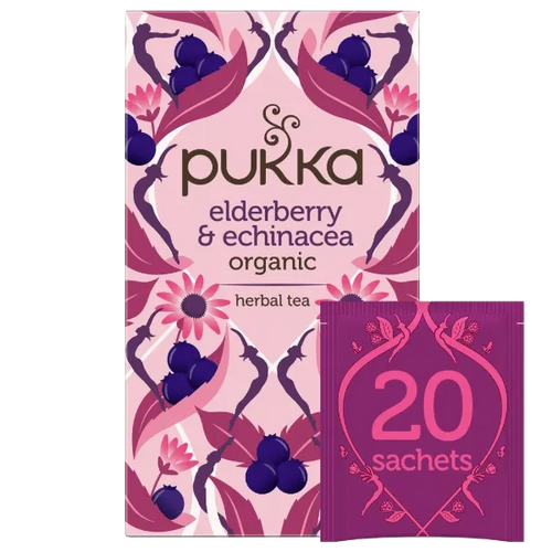 Pukka Elderberry & Echinacea 20 Tea Bags