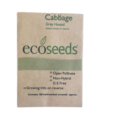 Eco Seeds Organic Cabbage (Greyhound) Seeds