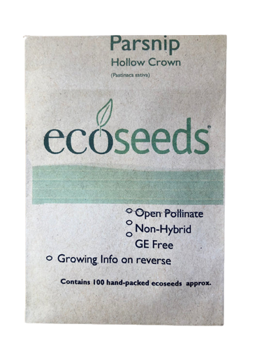 Eco Seeds Parsnip Hollow Crown