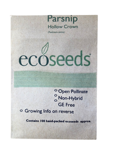 Eco Seeds Parsnip Hollow Crown