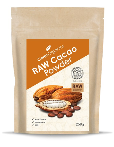 Raw cacao powder