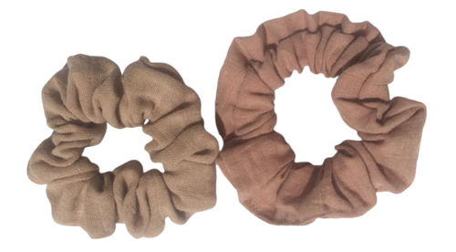 Linen Scrunchie - Soft Pink