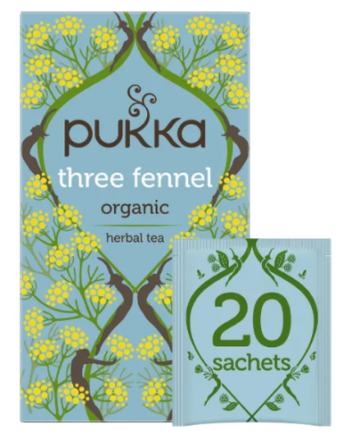 Three Fennel 20 Tea Bags